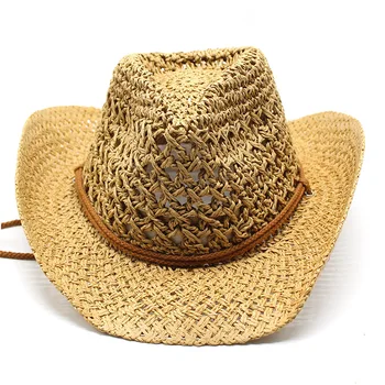 Noul Naturale Panama Moale în Formă de Pălărie de Paie Vara Femei/Bărbați Margine Largă Plajă de Soare Capac Protectie UV Fedora Pălărie