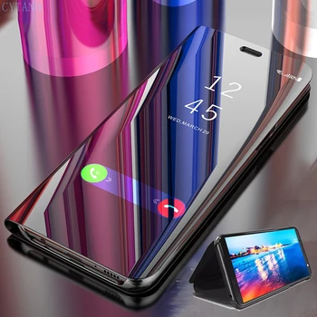 Oglinda caz de telefon Pentru Samsung Galaxy A11 A5 A6 A7 A8 A9 2018 A20 A30 A50S A30S A50 A70 A80 A90 A21S de Lux smart flip caz de telefon