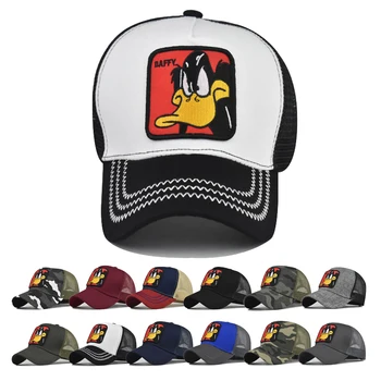 Motive animale Pac Adult Net capac Șapcă de Baseball Palarie Unisex DAFFY Duck Broderie nuanta de Primăvară de Toamnă Cap Hip Hop Montat Capac