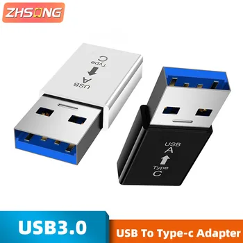 ZHSONG C USB Adaptor USB 3.0 Male la USB Tip C Tip Feminin-C Conector pentru Laptop Samsung Xiaomi 10 Casti Adaptor USB 2022