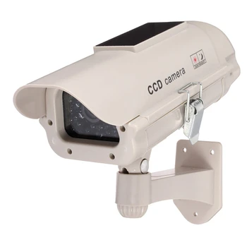 Plastic Simulare de Securitate aparat de Fotografiat cu LED Intermitent Lumina Descuraja Infractorii pentru Interior / Exterior Ndoor sau Utilizarea în aer liber