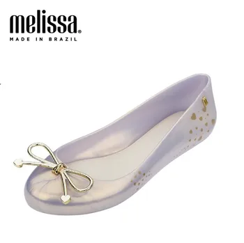 Melissa Papusa Femei Jeleu Pantofi Sandale 2022 Moda Femei Noi Jeleu Sandale Melissa Brand Adult De Sex Feminin Papion Jeleu Pantofi