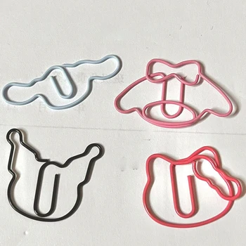 20-40 buc/pack Sanrio clip de hârtie Hello Kitty Mea Melodie Materiale Metalice Hârtie Clipuri Amuzante Marcaj Papetărie de Birou Marcarea Clipuri
