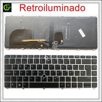 Spaniolă Tastatura Iluminata pentru HP EliteBook 840 G3 745 G3 745 G4 840 g4 848 G4 zbook 14u g4 819877-161 819876-161 LATINĂ SP LA