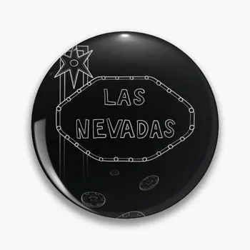 Las Nevada Semn Dsmp 【Personalizabil】Moale Butonul Pin Cadou Amuzant Iubitor De Desene Animate Drăguț Decor Pălărie De Metal Femei Moda Bijuterii Guler