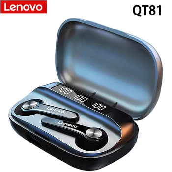 Lenovo Căști fără Fir QT81 Original Căști Bluetooth Touch Control TWS Impermeabil Earbud Cască Pentru Oppo Redmi Iphone