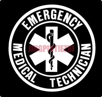 Personalitate Autocolant Auto EMT Tehnician Medical de Urgență, Logo-ul de Vinil Autocolant Decal Camion Masina Fereastră Mașină Decal Decor Laptop