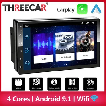 2 Din Radio Auto Multimedia Player Video CarPlay, Android Auto Stereo GPS Universal Bluetooth Autoradio Pentru Toyota Kia Nissan