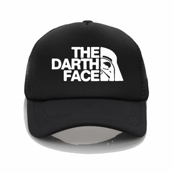 Moda Șapcă de Camionagiu Star Wars Darth Amuzant Capace de Oameni Darth Fata Hat Baseball Cap Rece Vara Plasă cu ochiuri în Cap Hat pentru Barbati