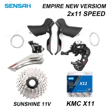 Sensah Imperiul Pro 2x11 Viteza Groupset 22S Biciclete Rutier Shifter Schimbător 11S Casetă KMC X11 Lanț Nouă Versiune din Aliaj de Aluminiu