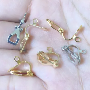 JunKang 20buc non-străpuns de metal ureche clip DIY cercei pentru a face bijuterii handmade accesorii en-gros