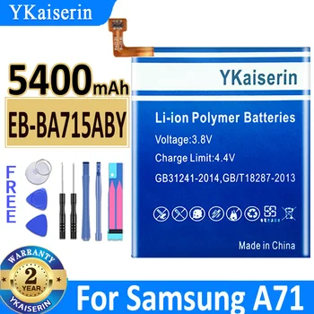 5400mAh YKaiserin Baterie EB-BA715ABY pentru Galaxy A71 SM-A7160 Autentic Telefon Bateria + Cod piesă
