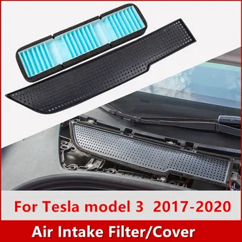 Admisie aer Filtru pentru Tesla Model 3 2017-2020 Grila Capacul de Admisie Aerisire Trim Internă Externă Debit de Aer Accesorii de Protecție