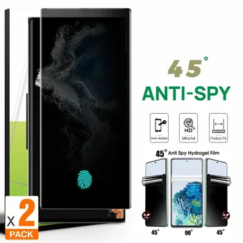 1/2 buc Anti Spy Hidrogel Film pentru Samsung Galaxy S22 S21 S20 Plus Nota 20, Ultra Nota 10 S10 Plus S20 FE Protector de Ecran de Confidențialitate