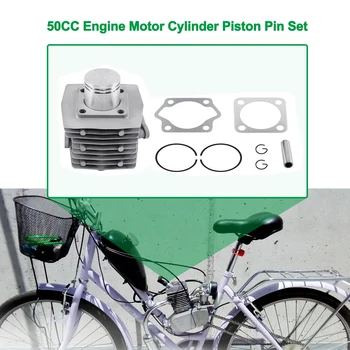 Samger 50cc Gasonline Motor Motor Cilindru cu Piston Pin Set Pentru Biciclete cu motor, Biciclete Motociclete