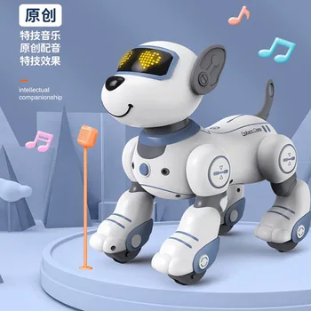 Copii Robot Inteligent Câine Jucării pentru Copii Inteligent Cascadorii Caine Mișcare Și Dans, Electronice, animale de Companie Câine de Companie Robot Cadouri
