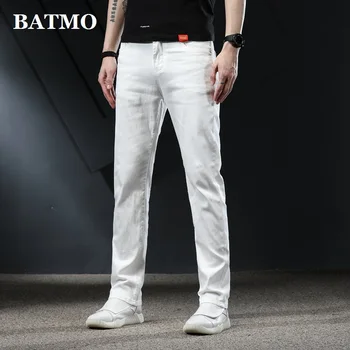 BATMO 2021 nou sosirea primăverii alb casual, blugi barbati,elasticit jeans Plus size-28-40 P321