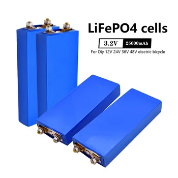 25000mAh 3.2 V 25Ah LiFePO4 Baterie Litiu Fosfat de Fier Profundă Cicluri pentru Diy 12V 24V 36V 48V Energie Solară UPS de Putere