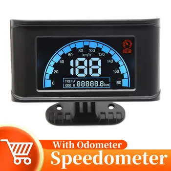2 In 1 Digital, Vitezometru Cu contor de parcurs Indicator 0~180 KM/H Ecran LCD Speed Meter contor de parcurs Calibru Pentru Camion Masina Motocic 12V/24V