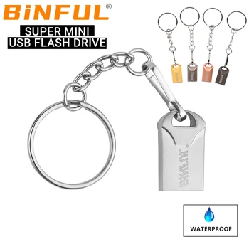BiNFUL Mini Pen Drive 64GB Viteza Mare PenDrive 16G Usb Flash Drive 8G Cheie usb Stick 32G memorie flash Usb Flash Disk adaptor Cadou