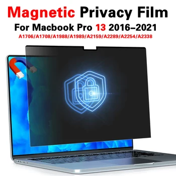 Pentru MacBook Pro 13 inch A1706 A1708 A1989 A2159 A2289 A2254 A2338 Magnetic de Adsorbție Filtru de Confidențialitate Ecrane de Protecție de film