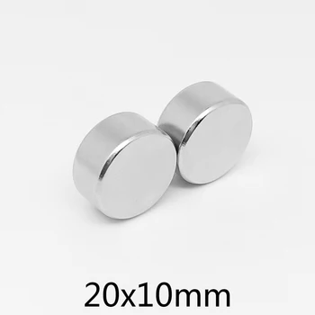 2/5/10/15/20buc 20x10 de Căutare Puternic Magnet 20mmx10mm Puternic Rotund Magnets20x10mm Permanent Magnet Neodim 20*10 mm N35