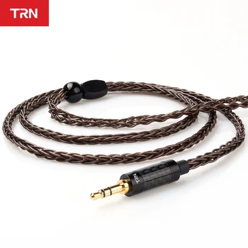 TRN T4 8 Core OCC Cablu de Cupru /3.5 MM Cu MMCX/2PIN Conector Modernizate prin Cablu Căști Cablu Pentru TRN KZ ZSX EDX V90 BA5 ST1
