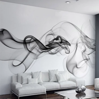 Personalizat Tapet Mural Nori de Fum Perete pictura Abstractă Artistic Tapet Modern, Minimalist, lenjerie de Pat Cameră TV Fondul de Hârtie de Perete