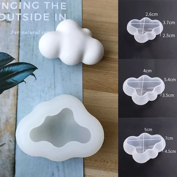 Cloud Forma Lumânare Mucegai Silicon Uv Rășină Epoxidică Meserii DIY Bijuterii de Luare Tort Fondant Decorative Handmade Lumanare Model
