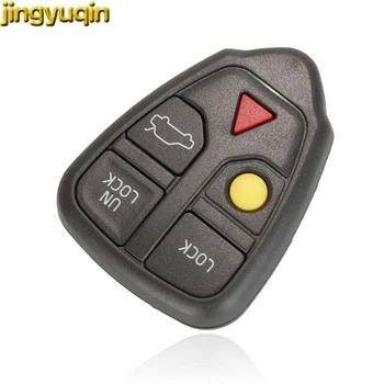 Jingyuqin Telecomanda Cheie Auto Shell Pentru Volvo XC70 XC90 V50 S60 V70 S80 C30 5 Butoane Smart Keyless Cazul Fob