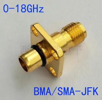 BMA/SMA-JFK Adaptor 18G Adaptorul de Testare BMA Masculin la SMA Female Conector RF