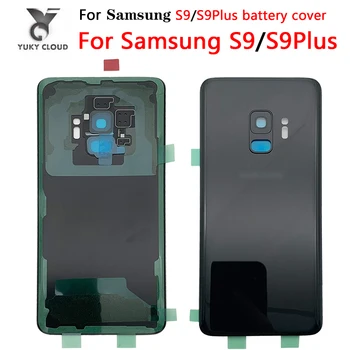 SAMSUNG Spate Capac Baterie Pentru Samsung Galaxy S9 G960 SM-960F S9 S9 Plus+ G965 SM-G965F din Spate Caz de Sticlă + Instrumente