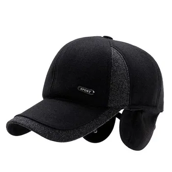 De Brand NOU de Toamnă Iarnă Șepci de Baseball pentru Bărbați cu Urechi de Bumbac Gros Cald Căști de protecție Capac de Oameni Tatăl Pălărie & Capace
