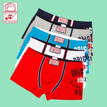 Imprimarea Interesant de Bumbac Confortabil pentru bărbați Shorts pentru Bărbați Respirabil Și Confortabil pentru Bărbați Chiloți Boxer Boxeri Chiloți