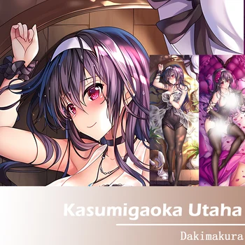 Anime Kasumigaoka Utaha Cosplay Dakimakura Îmbrățișează Corpul De Pernă Japoneză Otaku Pernele De Acoperire