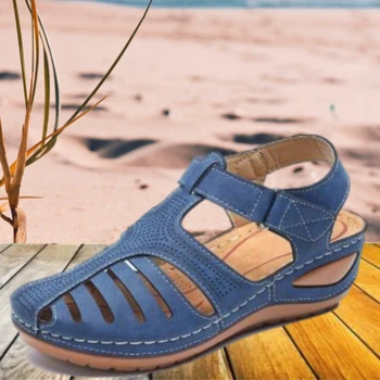 Premium Sandale Ortopedice Pentru Femei Mont Corector Platforma Sandale De Mers Pe Jos De Sex Feminin Pantofi De Plaja Femei Doamnelor Pană Nisip Sandalias