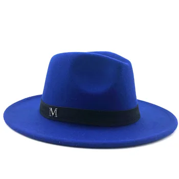 Bărbați de Lână Simțit Snap Cozoroc Pălărie Trilby Femei Vintage Lână Panama Pălărie Cloche Capac de Lână Simțit Jazz Pălării 14 culori