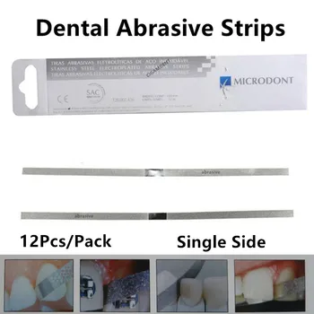 1Pack Dentare din Metal Lustruit Stick Bandă Interproximal Email de Reducere DPI Benzi Unice Dublu Partea de Albire a Dintilor Material