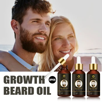 Bărbații Cu Barbă De Creștere Ulei Esențial De Creștere Rapidă Barba Hranitoare Mustață Ulei Natural Organic Creștere Barba Ulei Barba Produs De Îngrijire