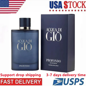 Clasic pentru Bărbați PARFUMURI Gio Profondo Pour Homme Eau De Parfum de Lungă Durată Miros Bun Parfum Original pentru Bărbați