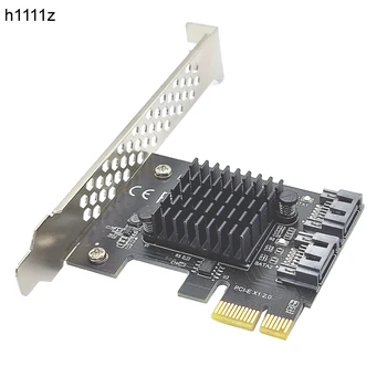 Chi Miniere PCIE, SATA PCI-E Adaptor 2 Port SATA 3.0 6Gbps Controler PCI Express X1 la SATA 3 Montantului plăcii de extensie ASMedia 1061