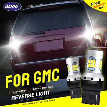 2 buc LED-uri Auto Reverse becul Lămpii de T20 7440 W21W Canbus Fara Eroare Xenon Whtite Înlocui Pentru GMC YUKON 3 2007-2014