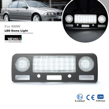 1 BUC LED-uri de Curtoazie Față Lumina de Citit pentru BMW Seria 5 E39 Seria 7 E38 523i Canbus Bimmer plafonieră Lumină Plafon Cabina de Iluminat