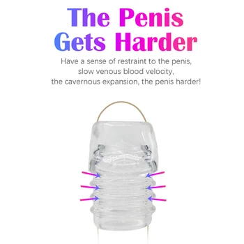 pentru Adult Inel de Penis de Sex Penis Inele Jucării pentru Bărbați Extender Penis de sex Masculin Dispozitiv de Castitate Blocare Sperma Scrotal Legat Masaj Sex