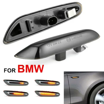 Dinamic Parte Indicator LED de Fum Lumina de Semnalizare Pentru BMW E90 E60 E88 X1 X3 Auto Lumini cu Led-uri de Accesorii Auto