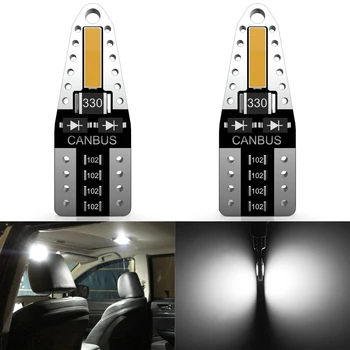 2 BUC Lumina LED-uri Auto T10 W5W Bec LED Canbus Lămpii de Interior pentru Ford Focus 2 3 Fiesta Fusion Ranger Kuga, S-Max, Mondeo MK4 Mustang