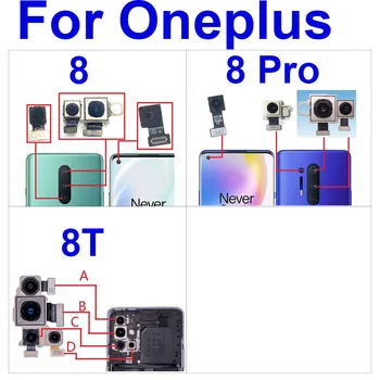 Principalele Spate, Camera video Frontală Pentru Oneplus 1+ 8 8Pro 8T Mare Înapoi Toate Mic Față se Confruntă Camera Module Pentru OnePlus 8 8pro 8t Înlocuire