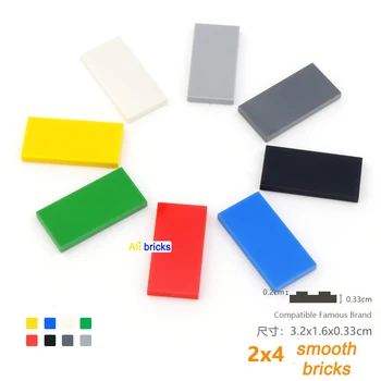 400buc Buna 2x4 DIY Blocuri Cifre Cărămizi Educaționale Creative Jucarii de Plastic pentru Copii Dimensiuni Compatibile Cu 87079