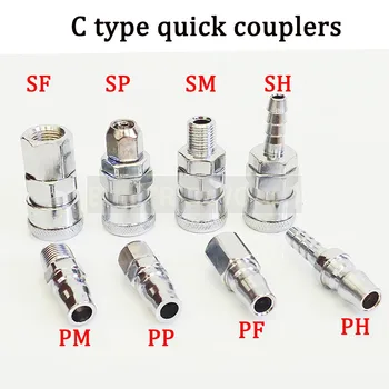 Pneumatice accesorii Compresor de Aer cu Furtun de Cuplare Rapidă Priza Conector SP20,PP20,SM20,PM20,SH20,PH20,SF20,PF20.