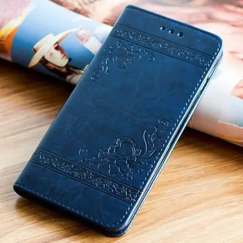 Relief Flip Cover Portofel pentru Samsung Galaxy A5 A7 2017 Caz Magnetic din Piele de Caz pentru Samsung A5 2016 A50 A30 A70 M10 A51 A71